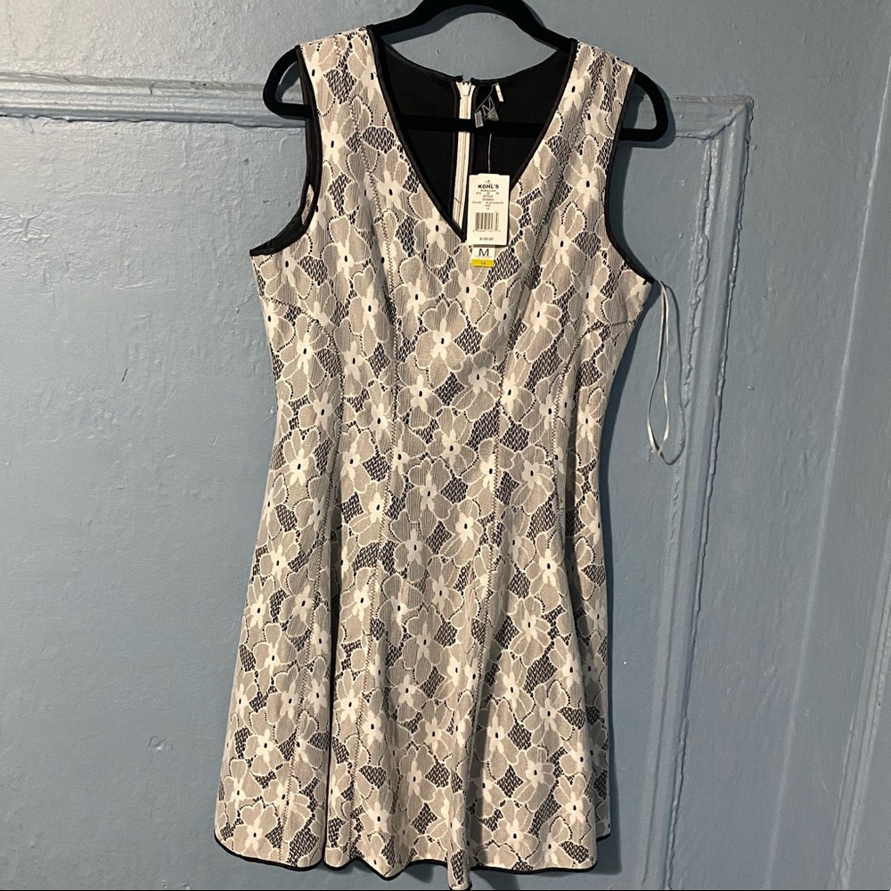 M by Maia Black and White Dress
